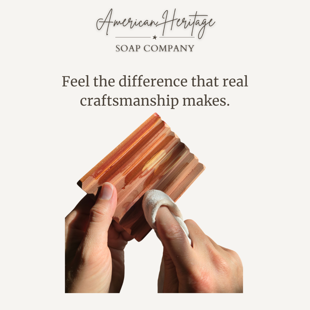 Handcrafted Eastern Red Cedar Soap Dish - Heirloom Quality